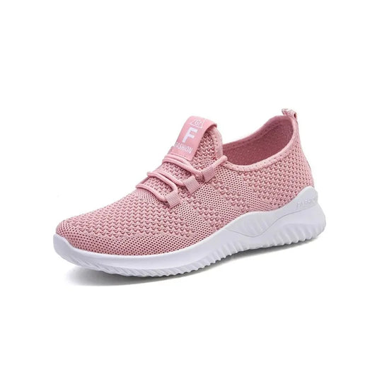 Shoes for women 2024 new casual fashion running shoes flying woven breathable women's shoes soft sole trend sneakers women